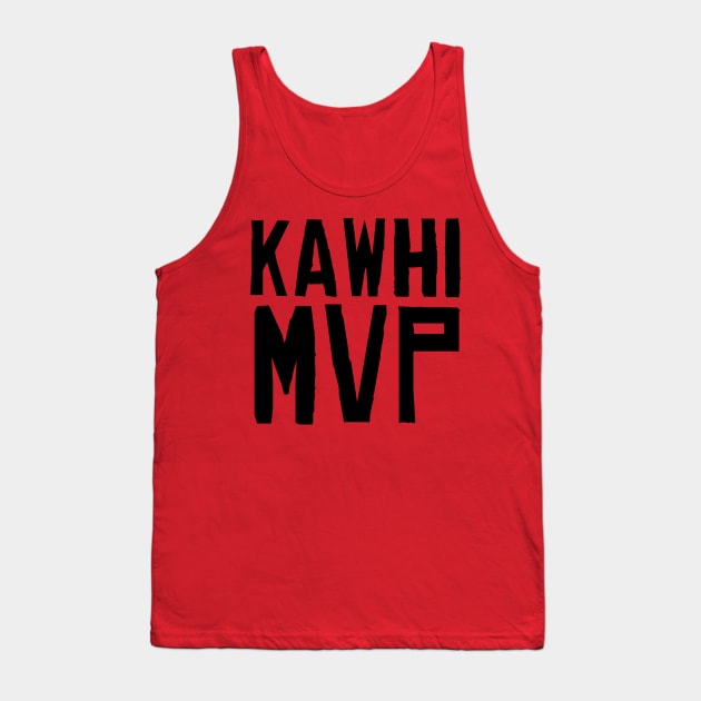 Kawhi MVP Tank Top by StadiumSquad